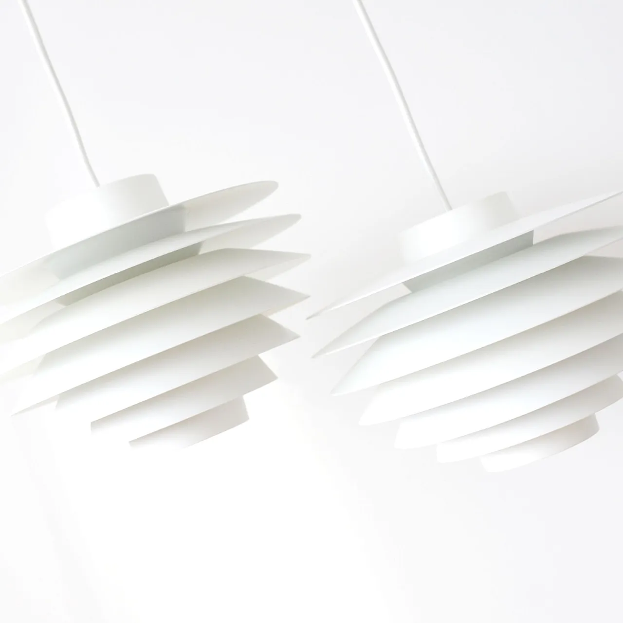 Pair of Verona lamps designed by Svend Middelboe, 2000s 5