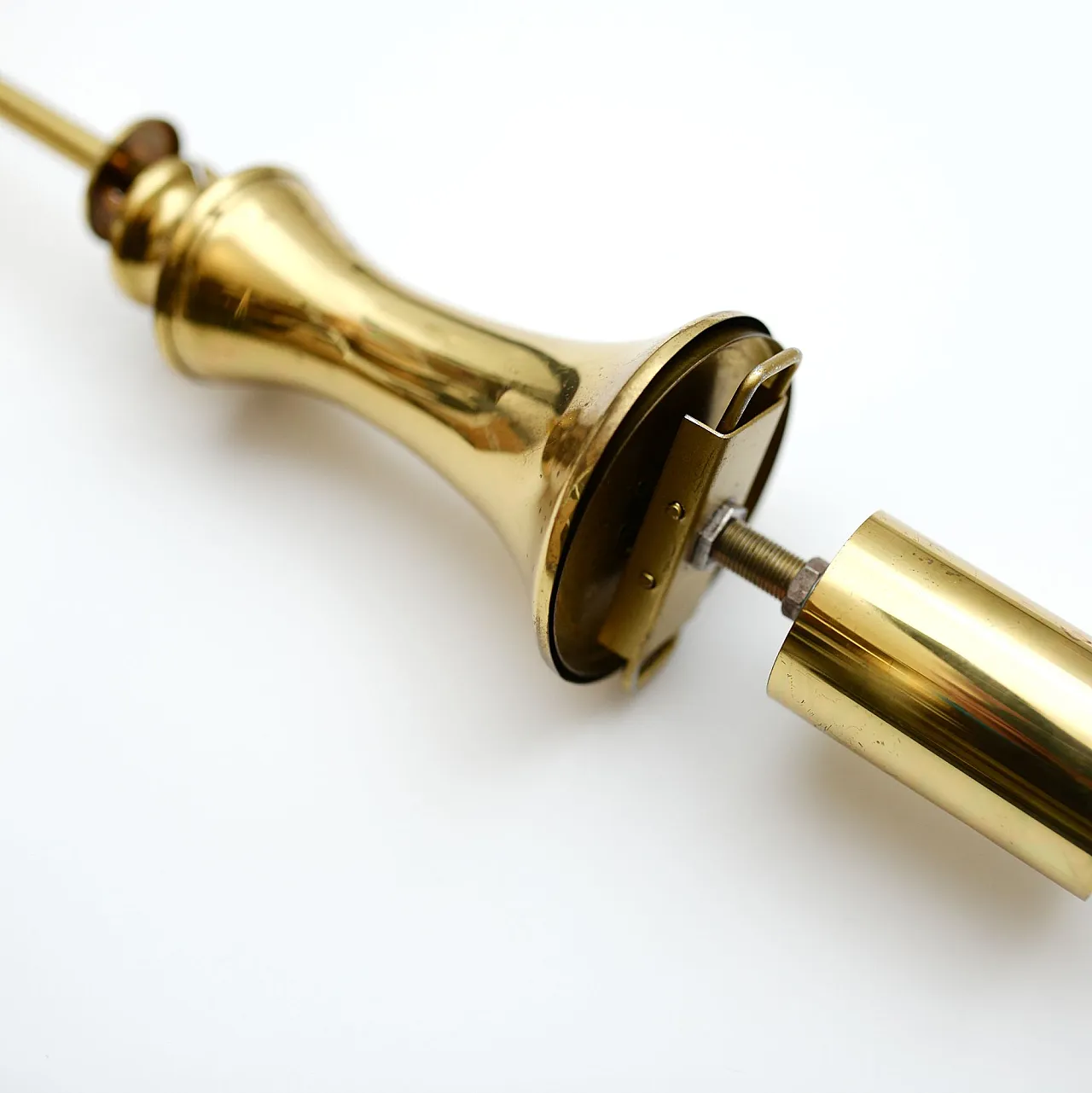 Glass Doria lamp, Germany 1970s 7