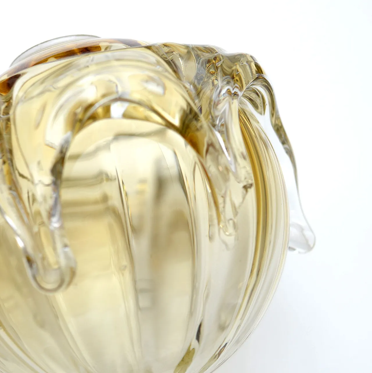 Glass Doria lamp, Germany 1970s 9