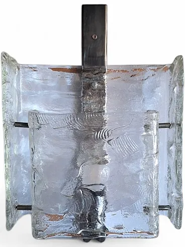 Wall lamp attributed to Mazzega, 1960s