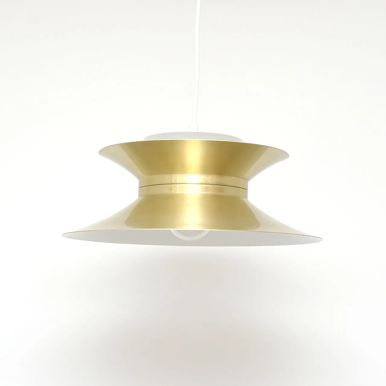 Golden Vitrika lamp, Denmark 1970s 2