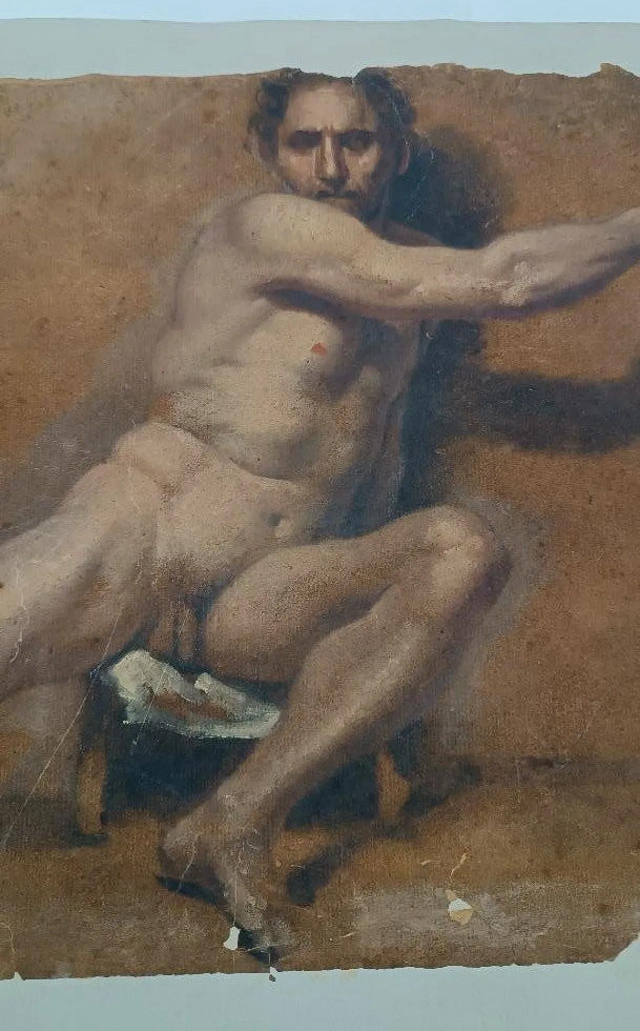 Studio di nudo attribuito ad Adolfo Visconti, '800 4