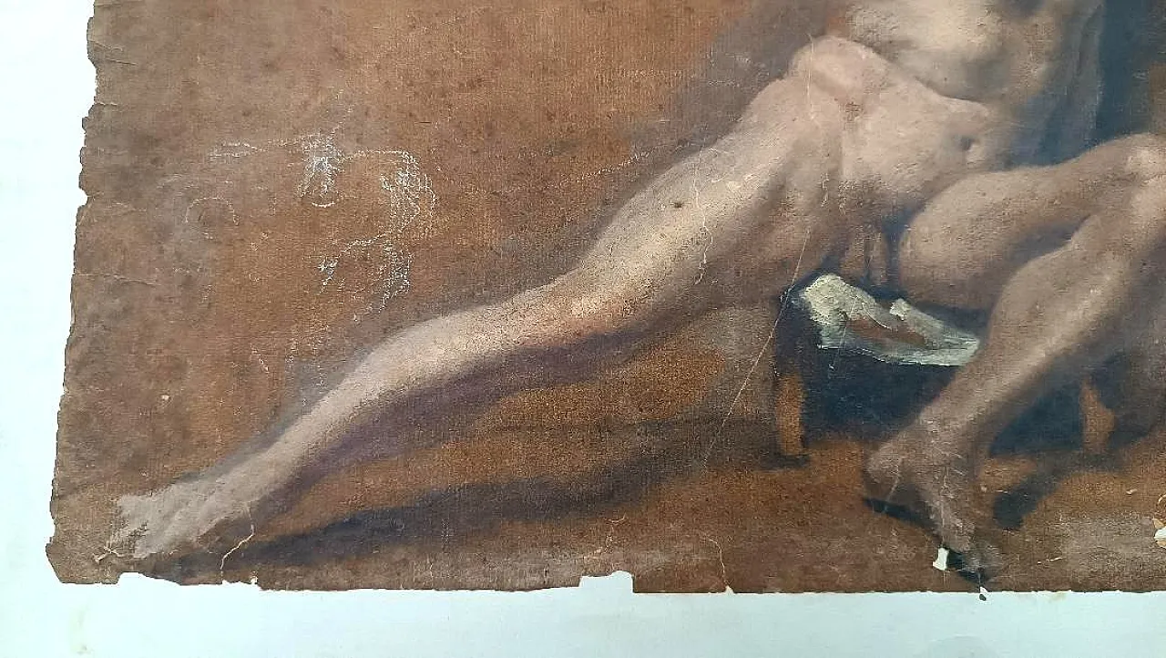 Studio di nudo attribuito ad Adolfo Visconti, '800 6