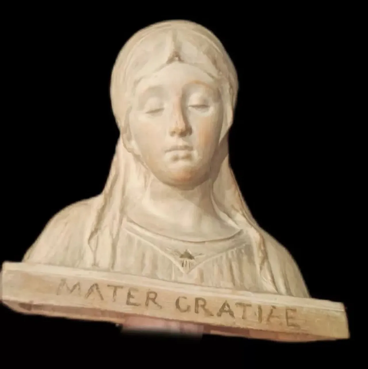 Virgin Mary, terracotta bust, early 20th century 1