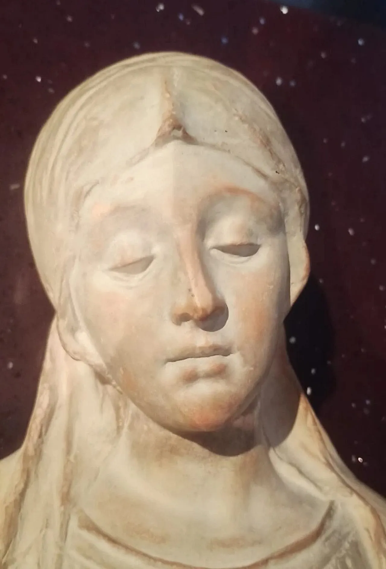 Virgin Mary, terracotta bust, early 20th century 6