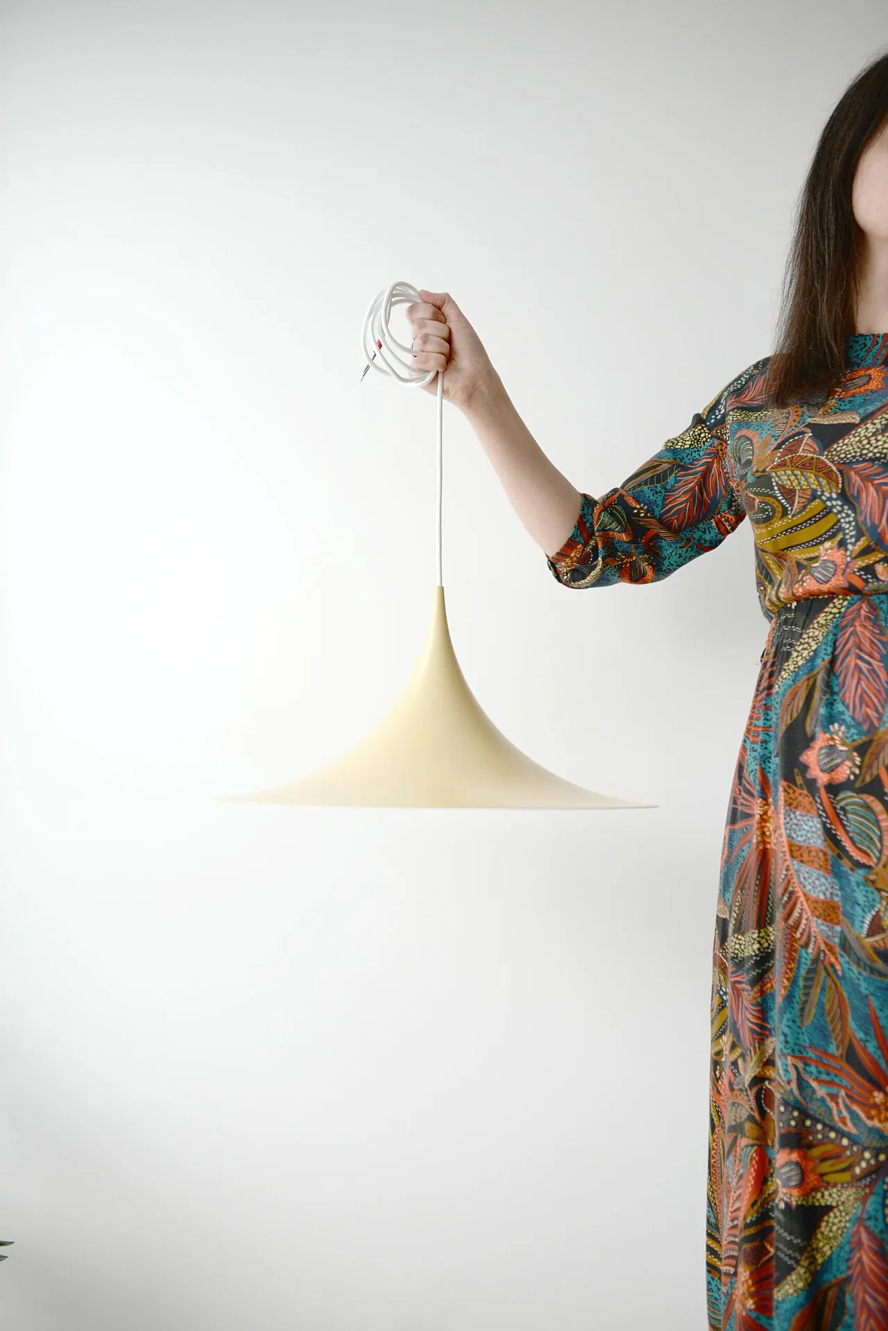 Vanilla Semi lamp by Bonderup Thorup, Denmark 1968 1