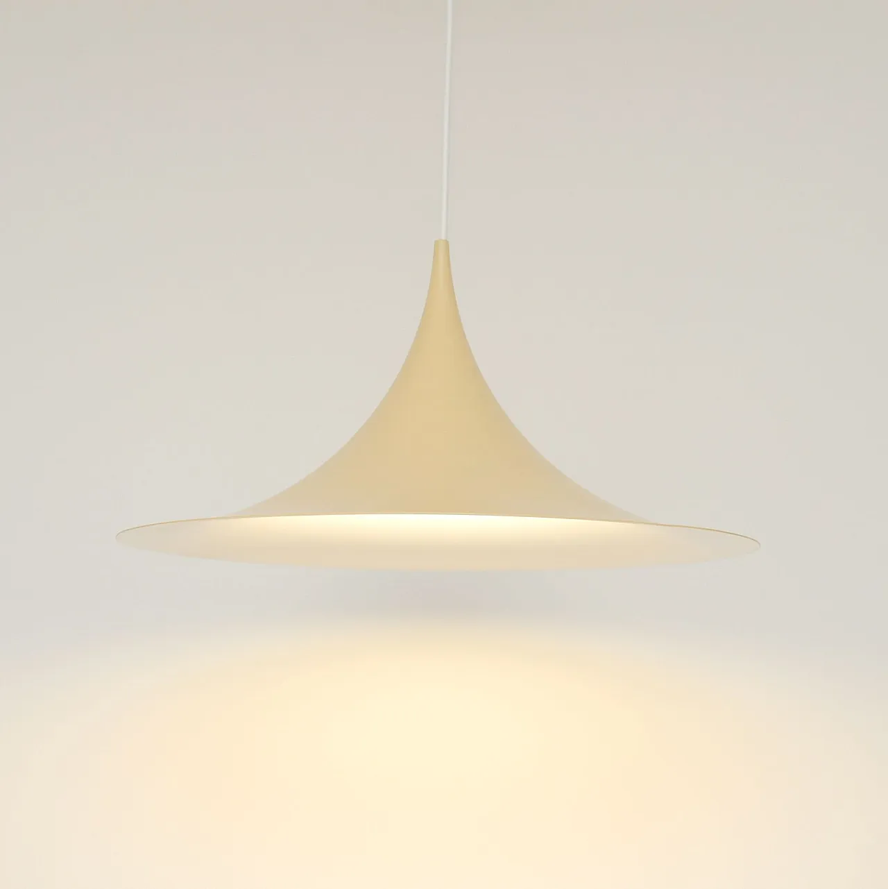 Vanilla Semi lamp by Bonderup Thorup, Denmark 1968 3