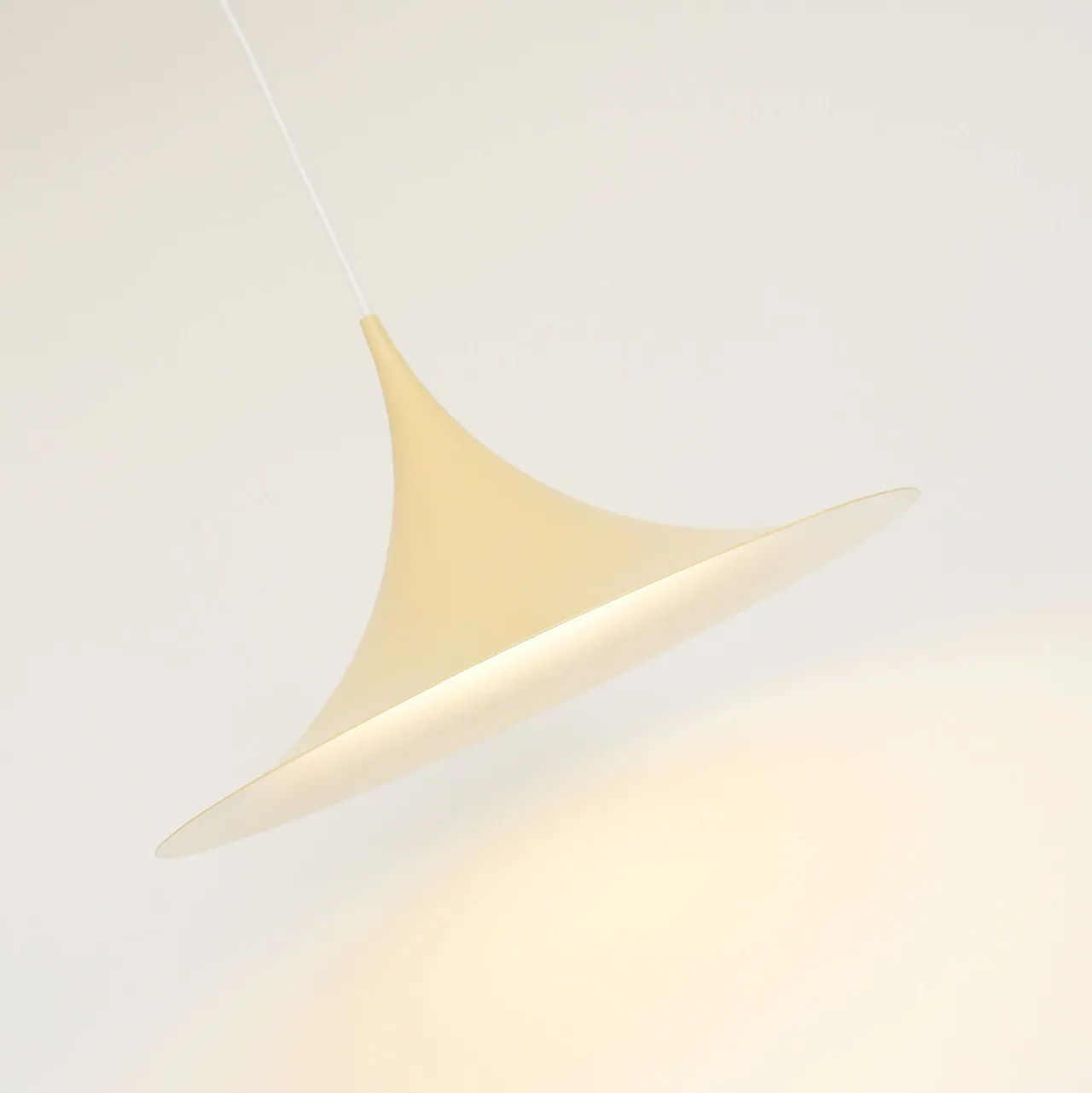 Vanilla Semi lamp by Bonderup Thorup, Denmark 1968 4