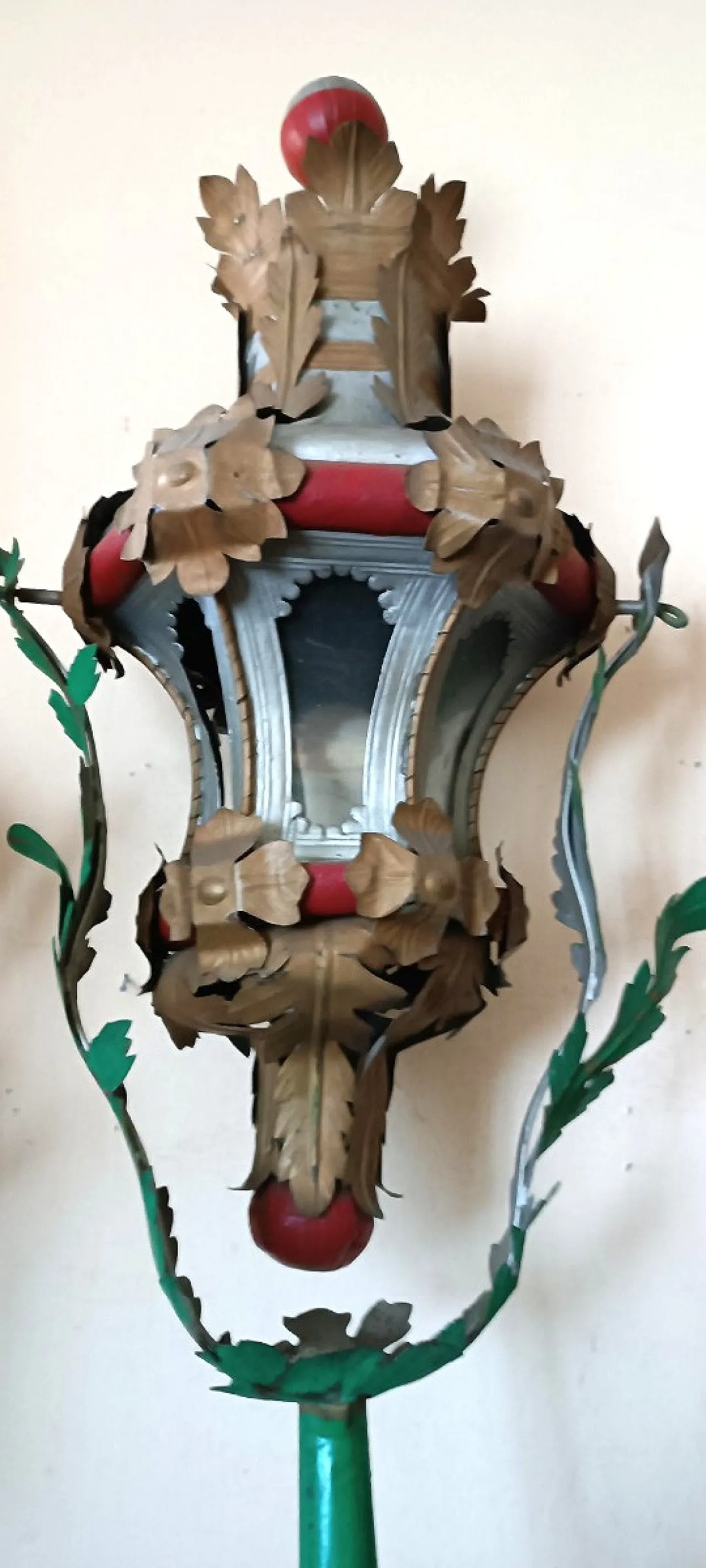 Pair of iron processional lanterns, early 19th century 3