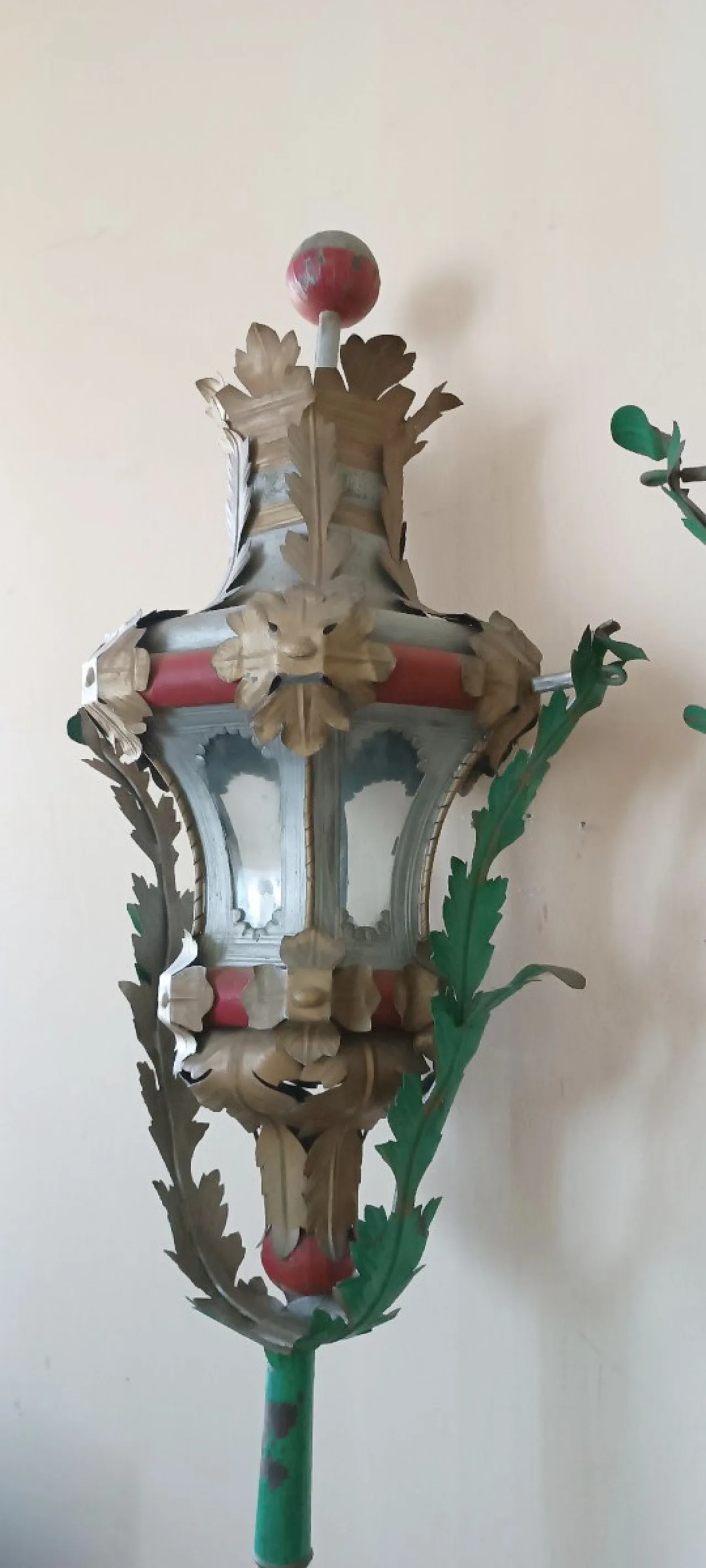 Pair of iron processional lanterns, early 19th century 5