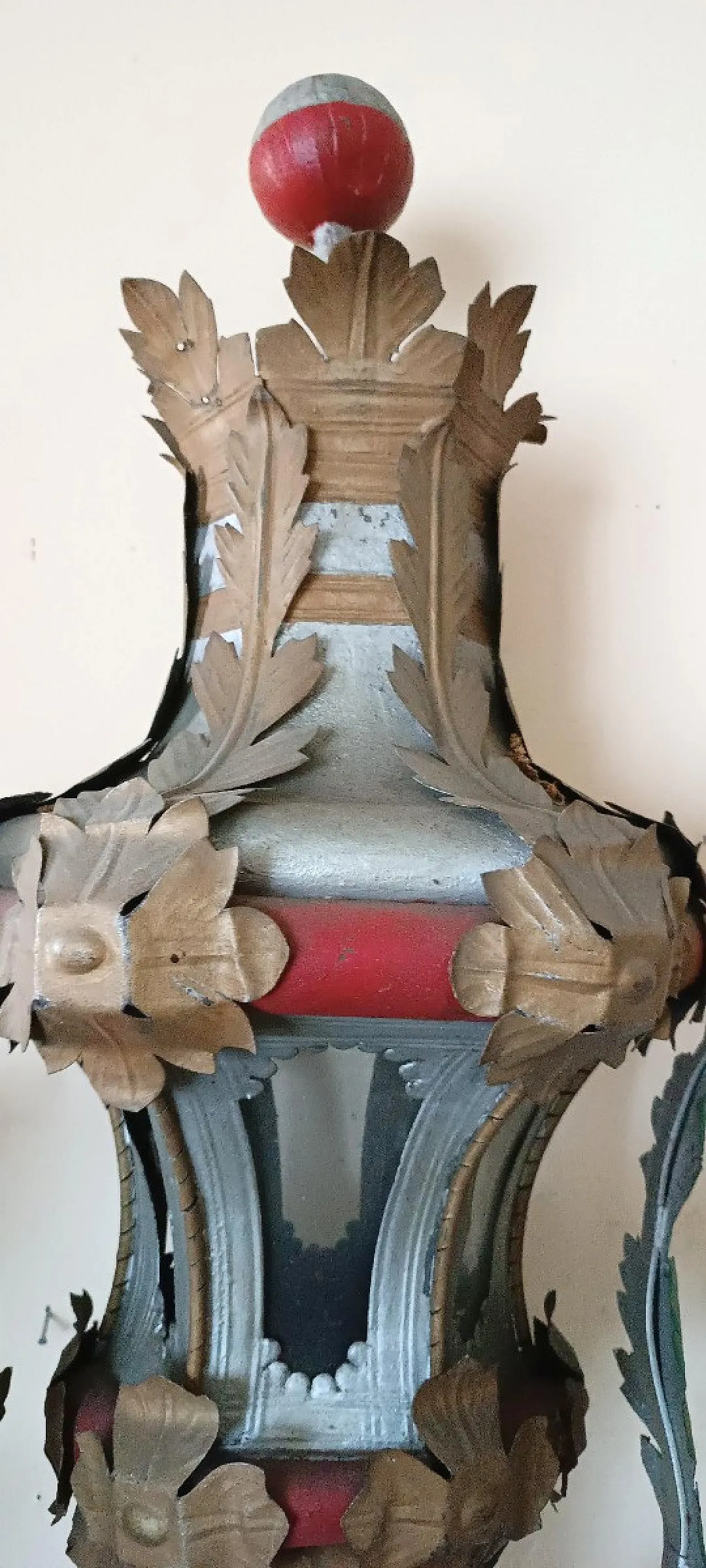 Pair of iron processional lanterns, early 19th century 6