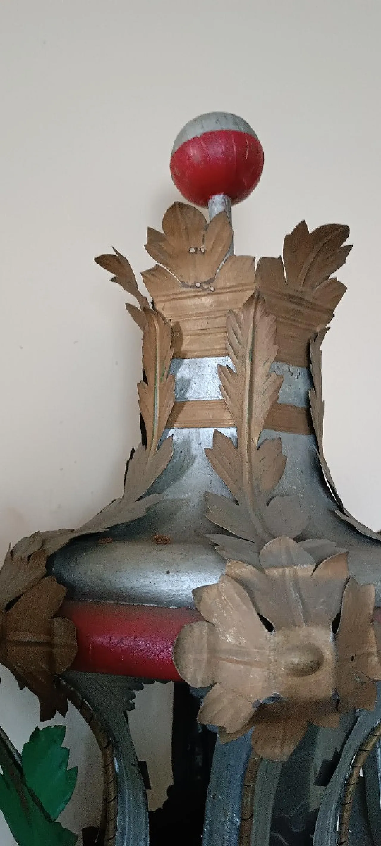 Pair of iron processional lanterns, early 19th century 9