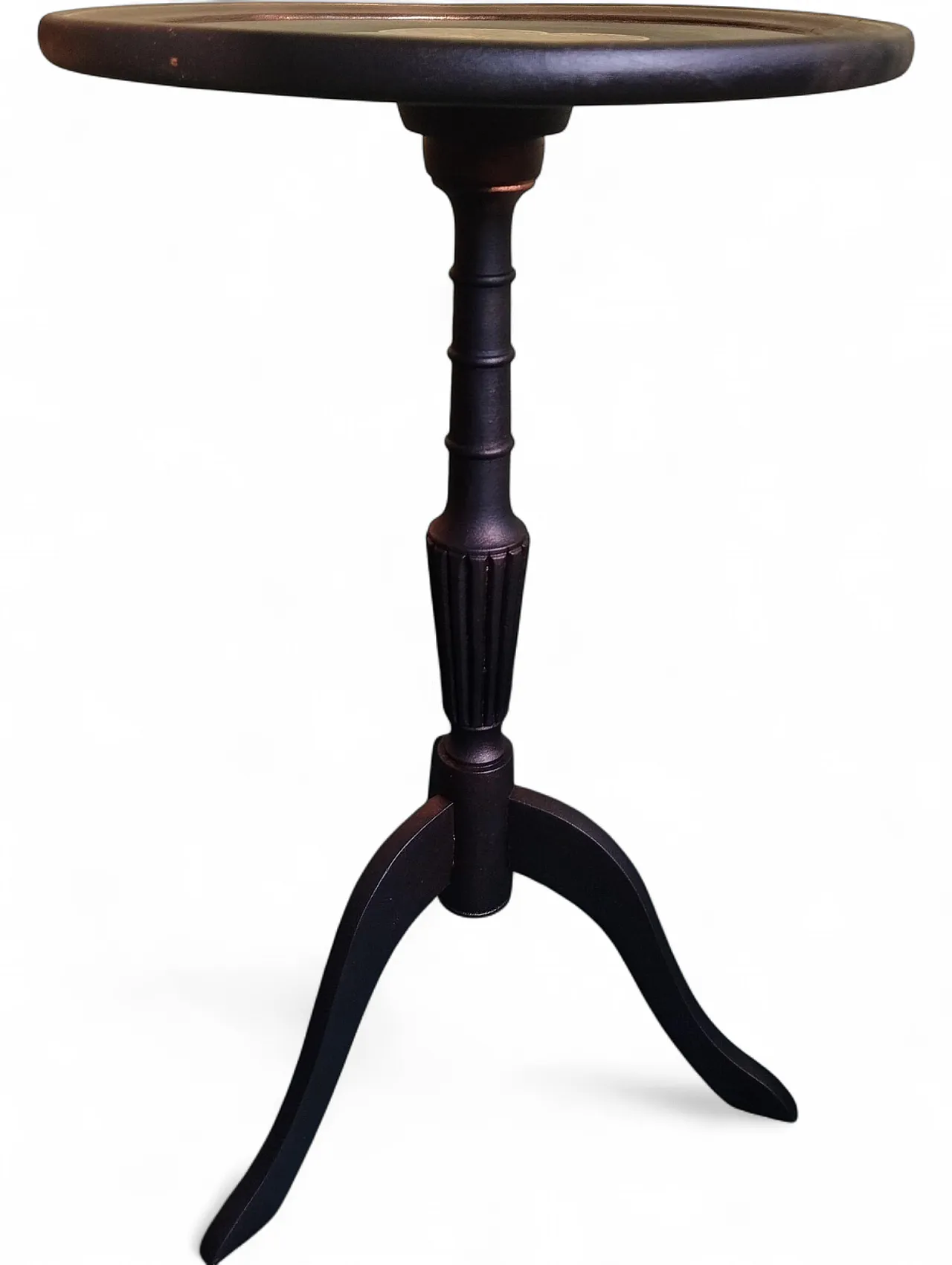 Gueridon-style three-foot coffee table, 20th century 5