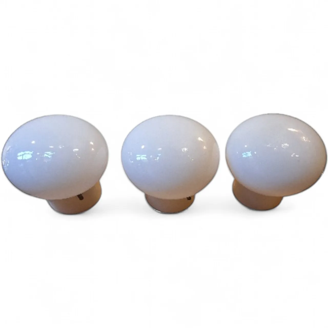 3 Modulo wall lamps in metal and glass by Valenti Luce, 1970s 7