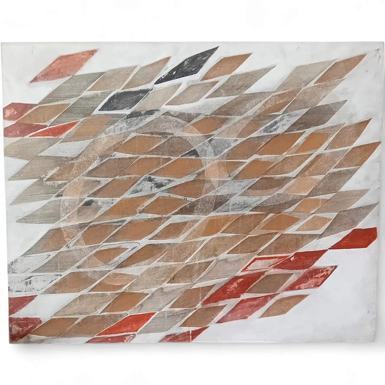 Dipinto Di Ignazio Moncada Segni Del Vento 1981 5