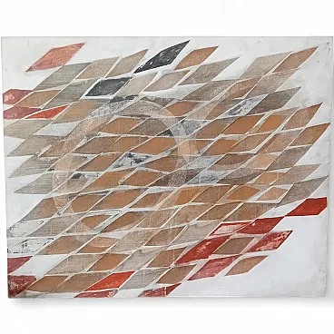 Dipinto Di Ignazio Moncada Segni Del Vento 1981