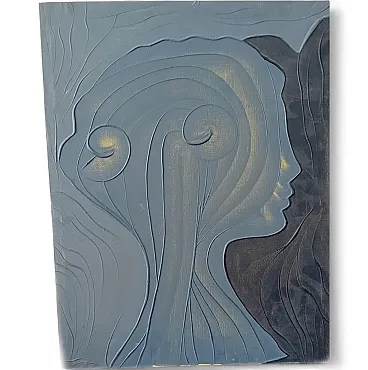 Dipinto Di Gianni Gentile Uguccione Valeria, 1980