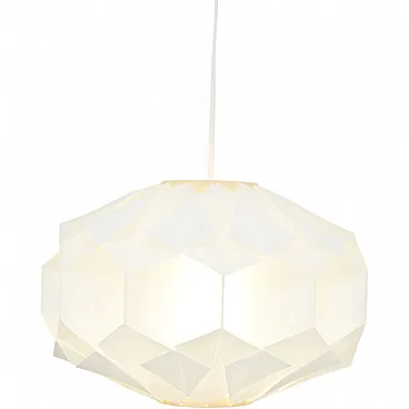 White lamp designed by L. Schioler for Hoyrup Denmark 1970