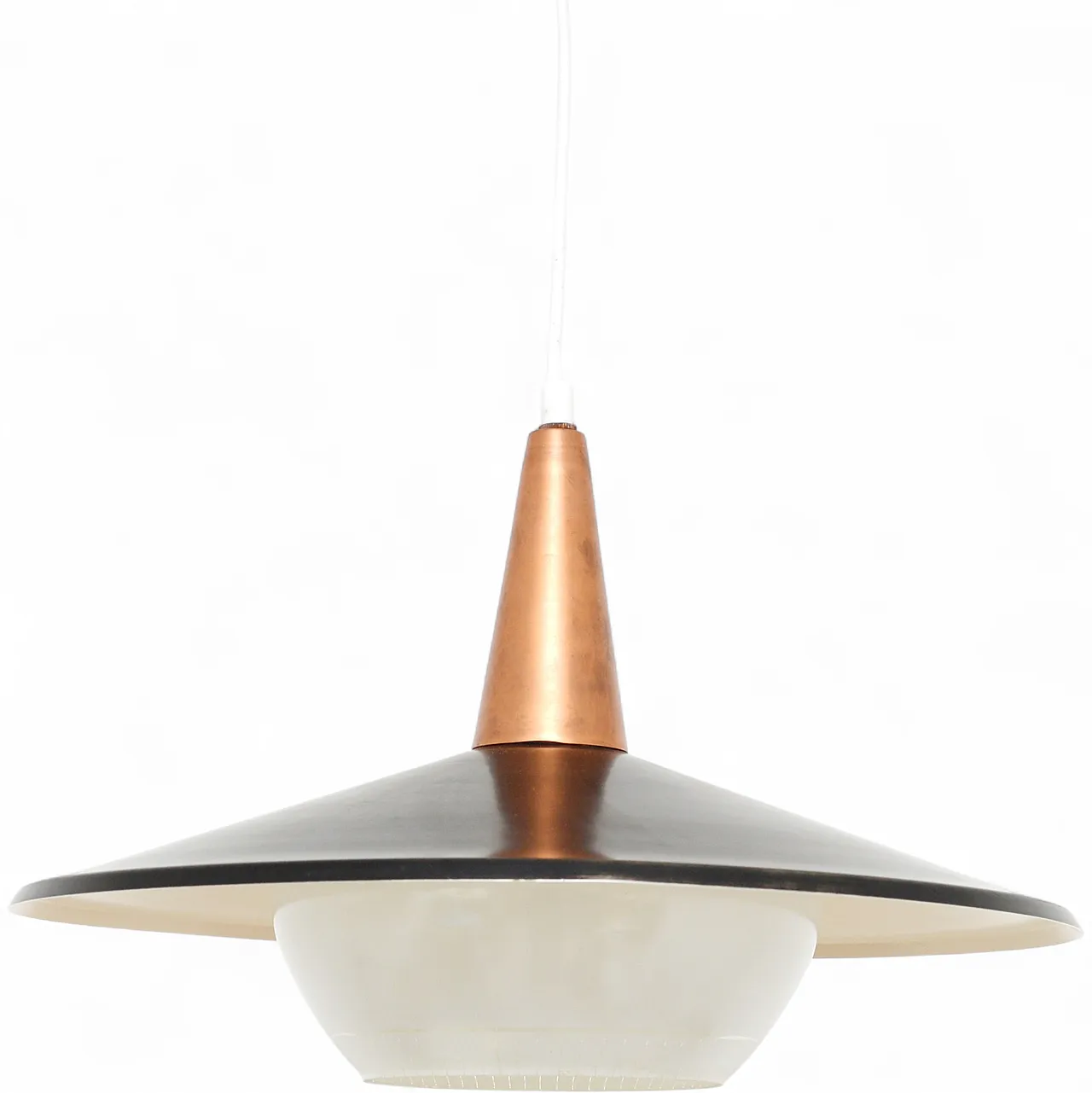 Glass lamp, Denmark 1970s 6