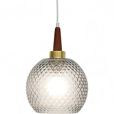 Glass lamp, Denmark 1960s