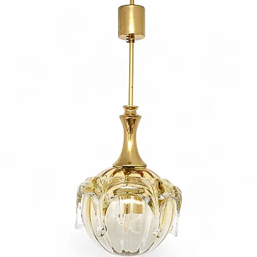 Glass Doria lamp, Germany 1970s