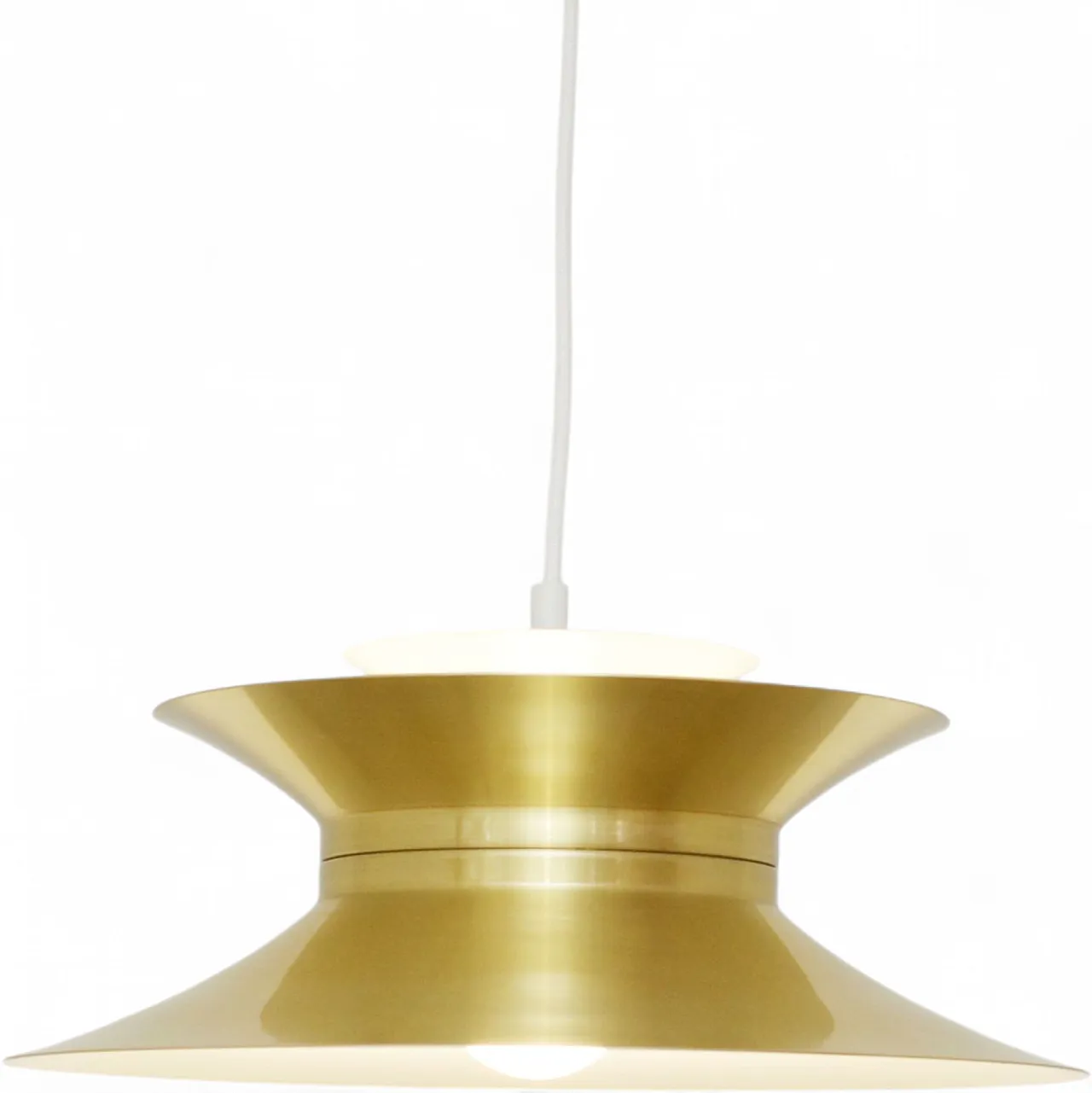 Golden Vitrika lamp, Denmark 1970s 5