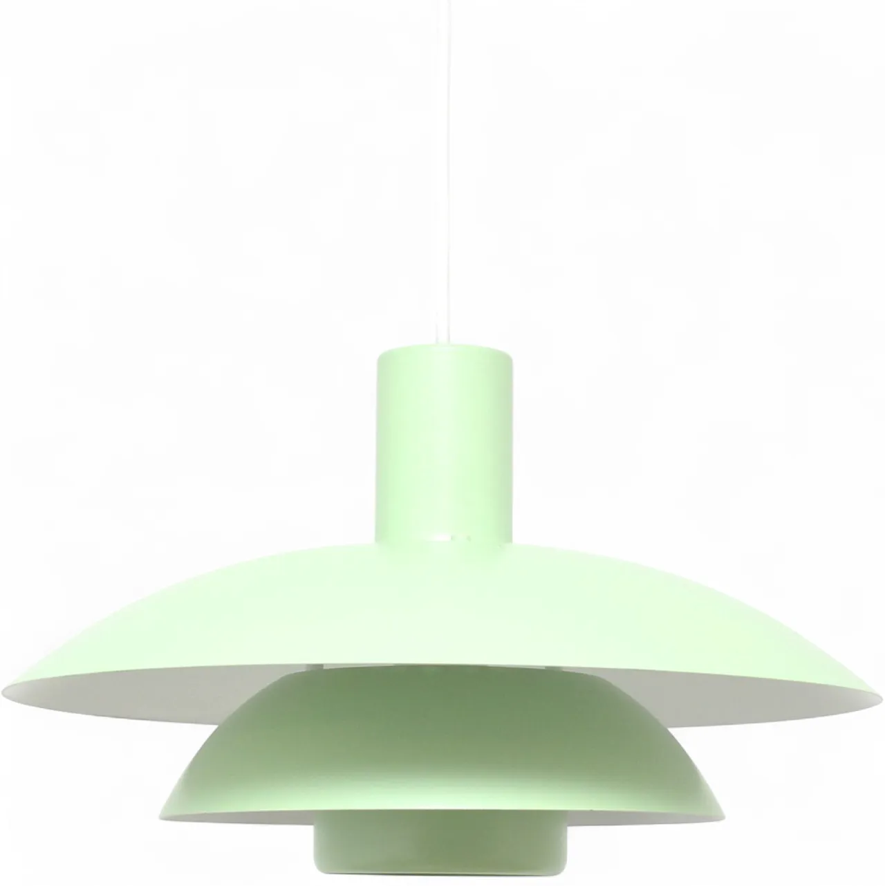 Pistachio Scandinavian lamp, 1970s 7