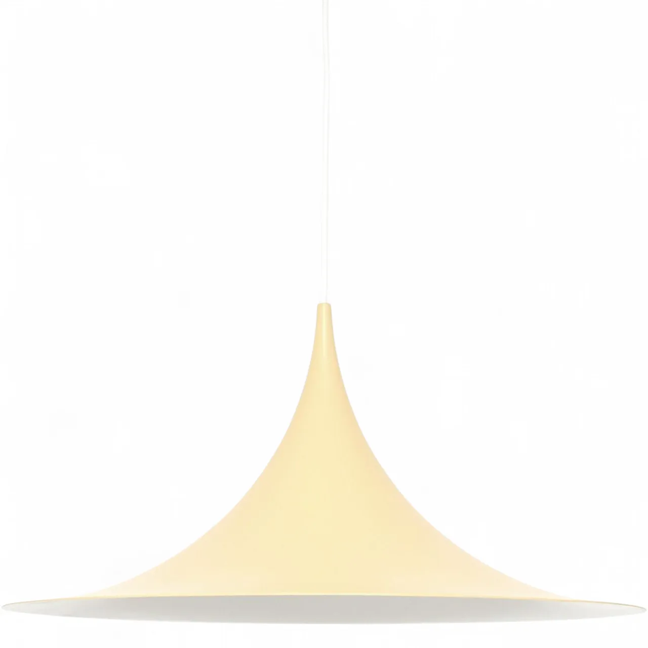 Vanilla Semi lamp by Bonderup Thorup, Denmark 1968 6
