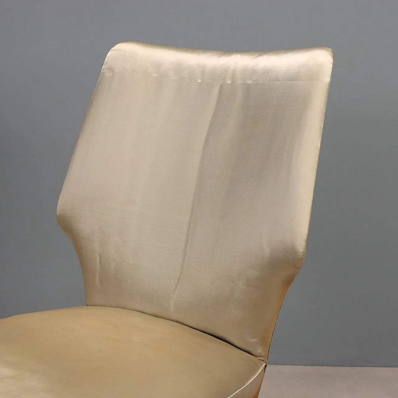 Pair of armchairs in beech wood, 1950s 5