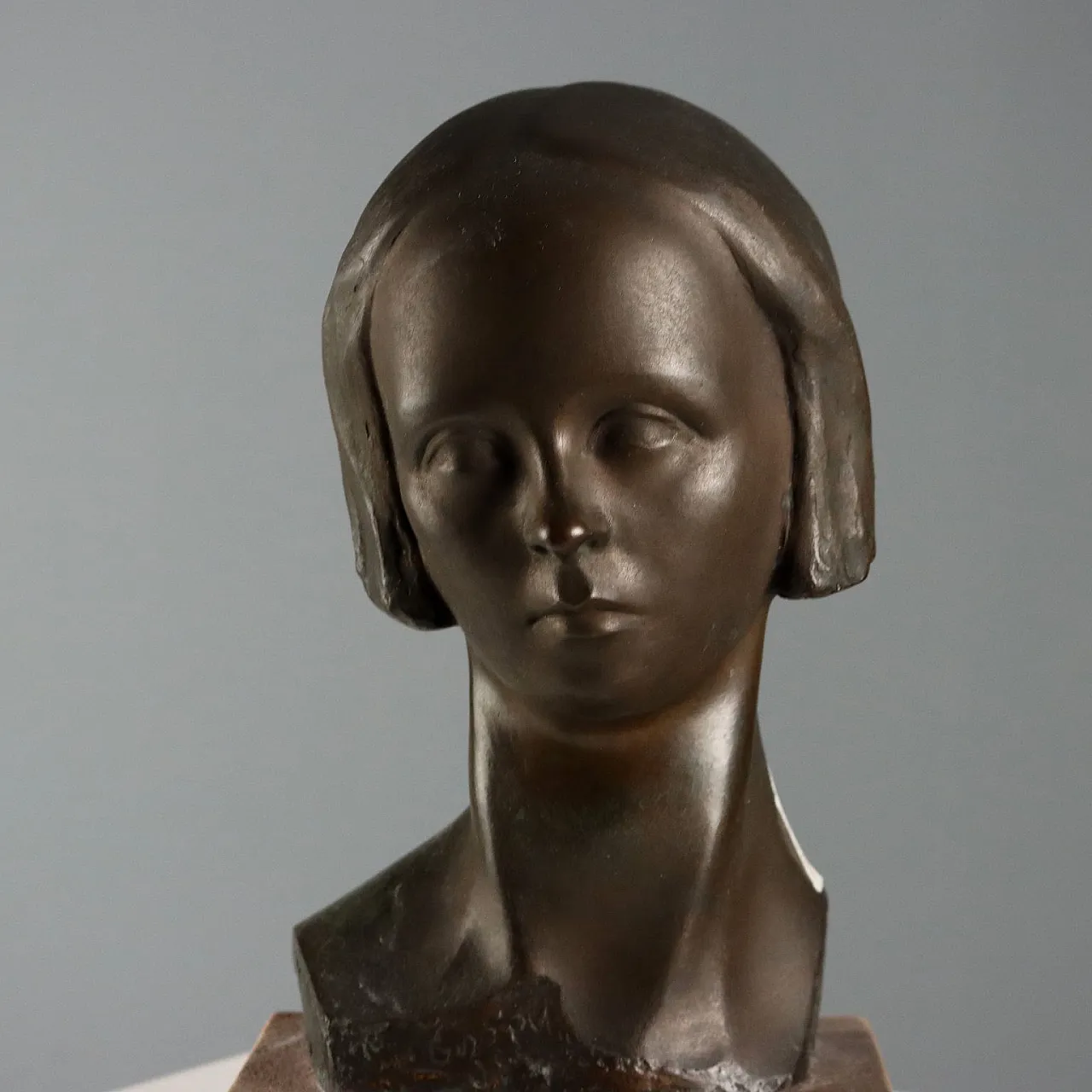 Head of a Girl by Giovanni Tizzano, 20th century 3