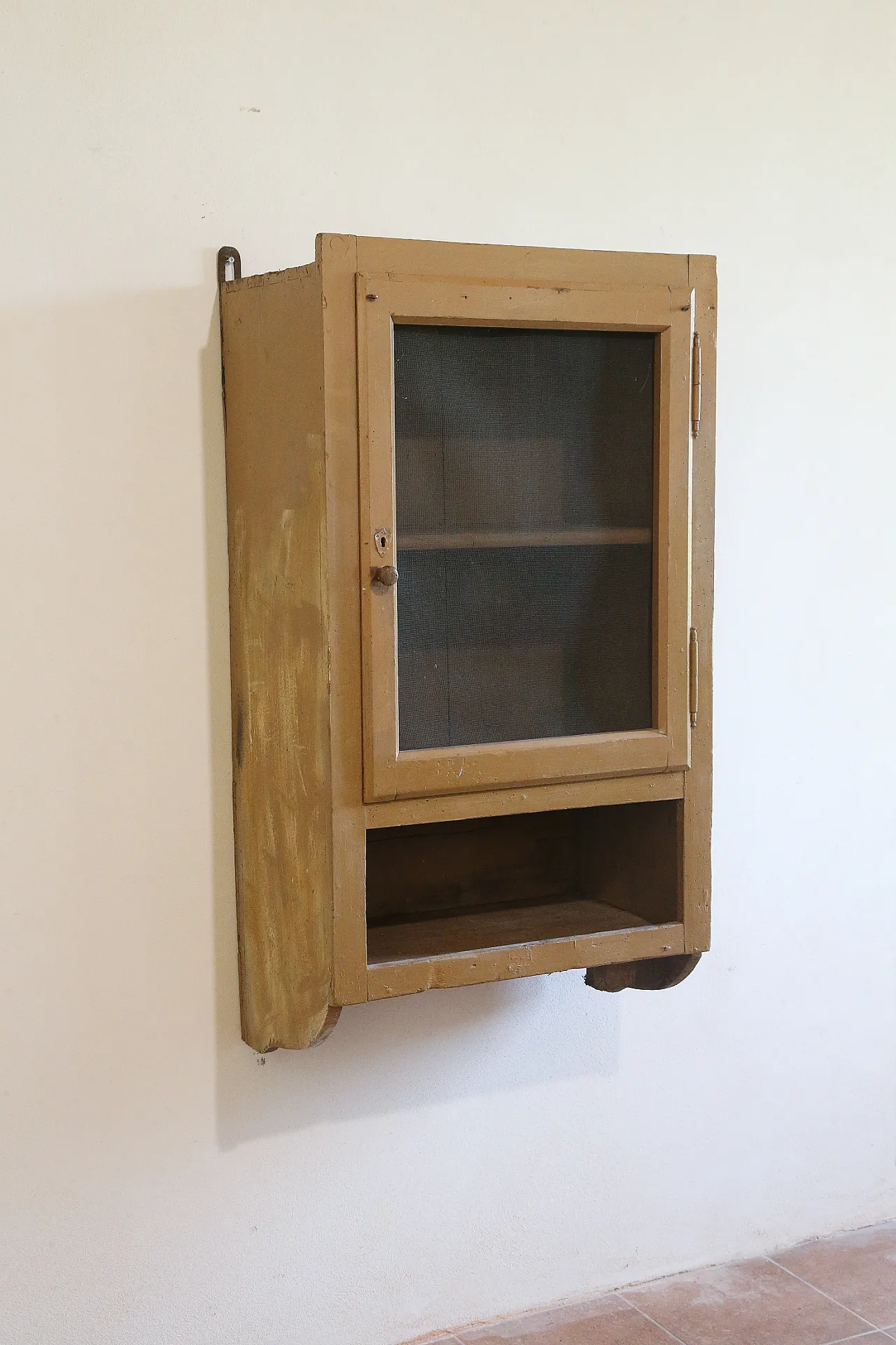 Moscarola mobile frigo pensile cucina moscaiola, anni '20 6