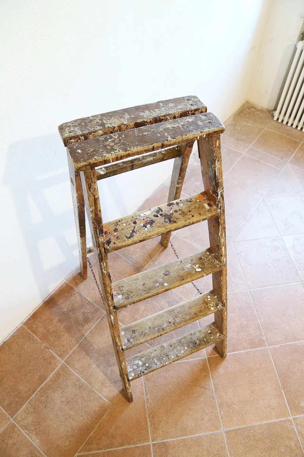 Scala legno massello arredo industrial chic, anni '20 7
