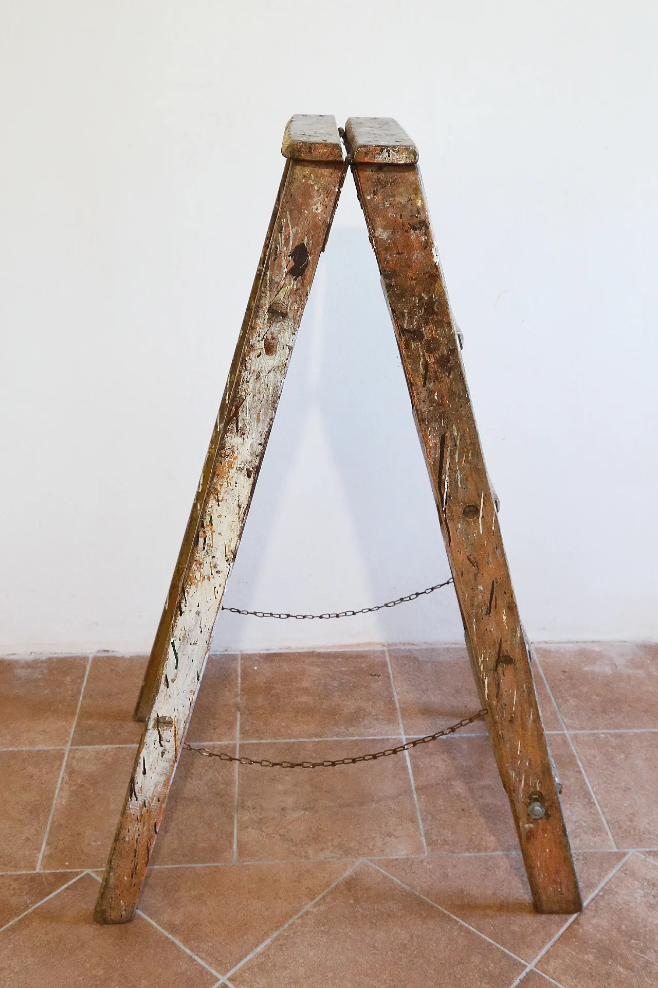 Scala legno massello arredo industrial chic, anni '20 11