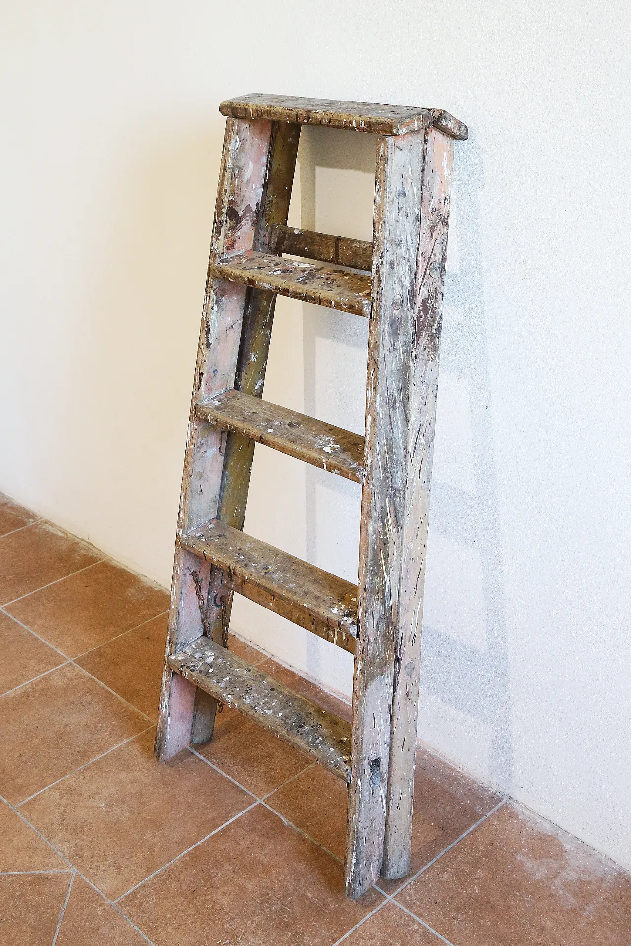 Scala legno massello arredo industrial chic, anni '20 15