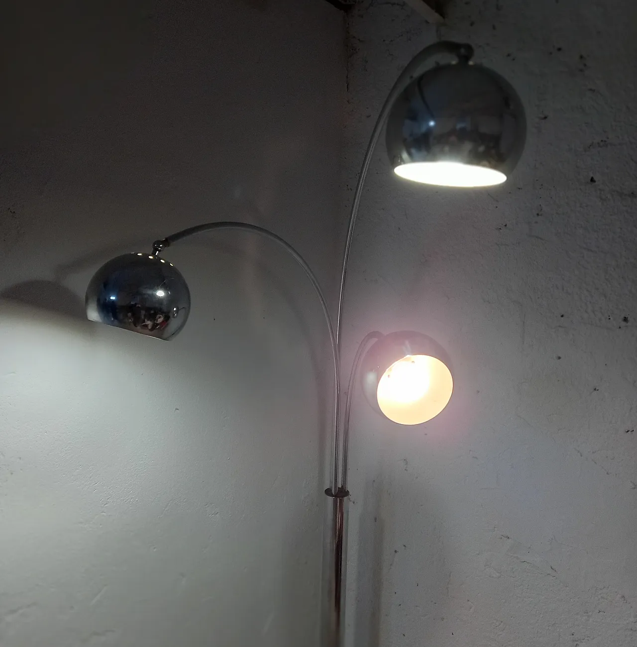 Goffredo Reggiani 3-light floor lamp, late 20th century 3
