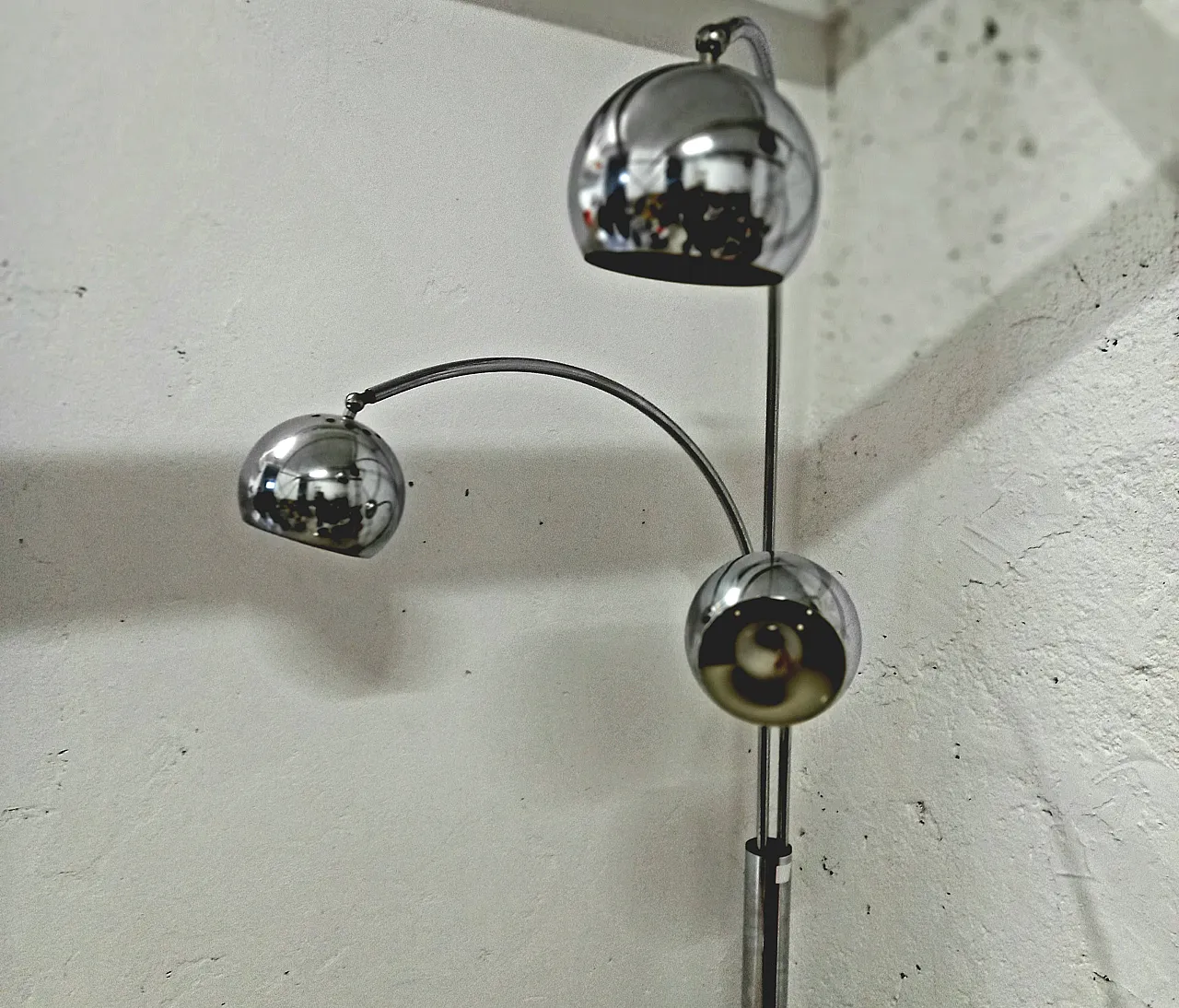 Goffredo Reggiani 3-light floor lamp, late 20th century 4