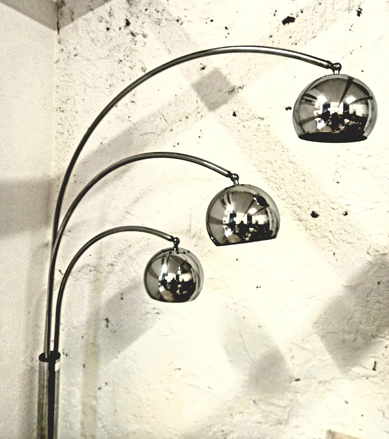 Goffredo Reggiani 3-light floor lamp, late 20th century 6