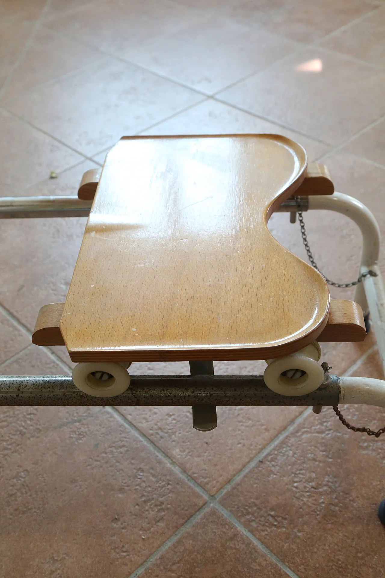 Vogatore Skiff Crnielli legno ferro cromato,  anni '70 22