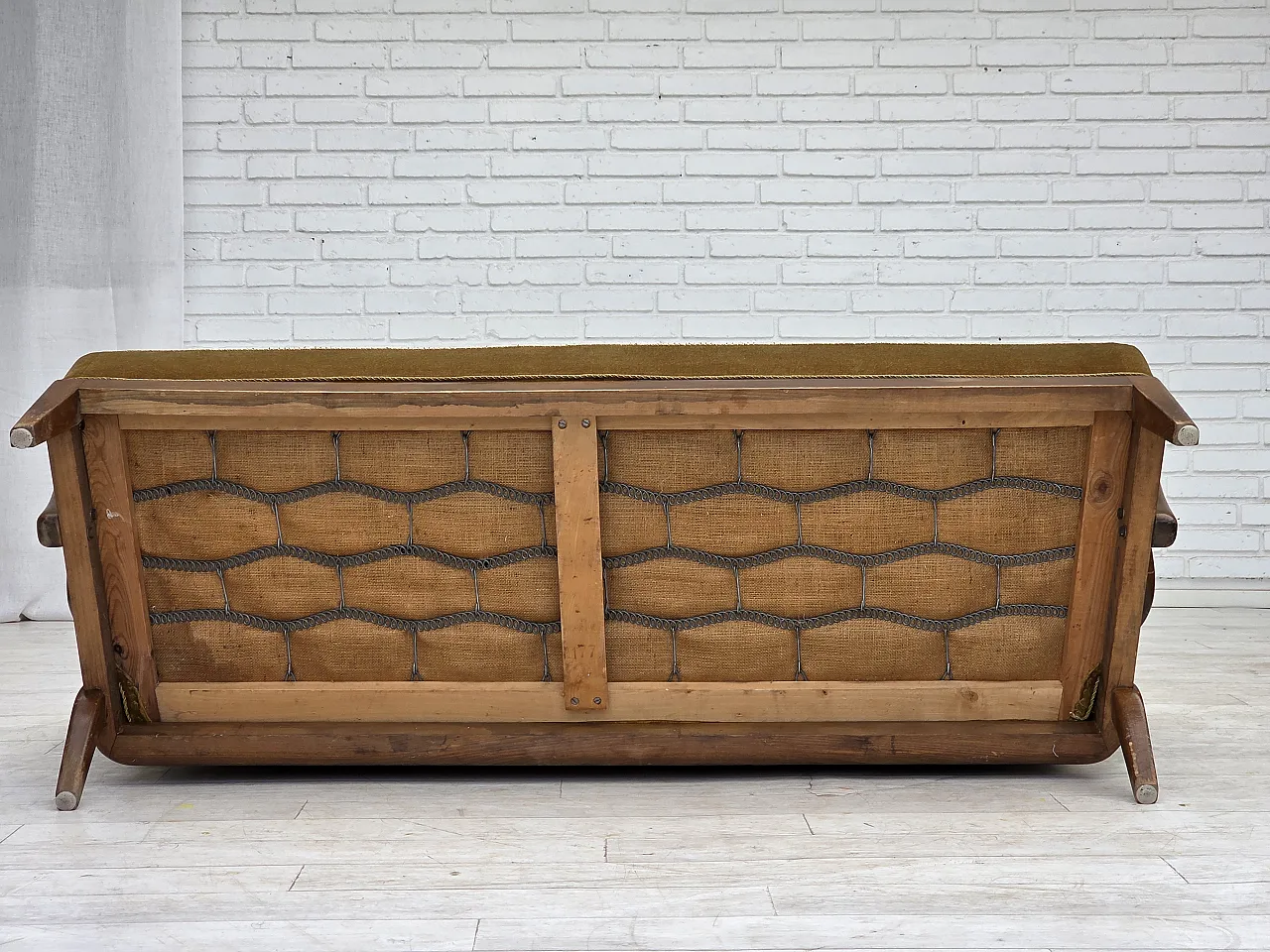 1960s, Danish design by Alfred Christensen, 2-seater sofa, velour. 18