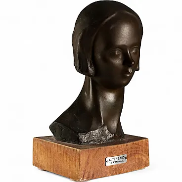 Head of a Girl by Giovanni Tizzano, 20th century