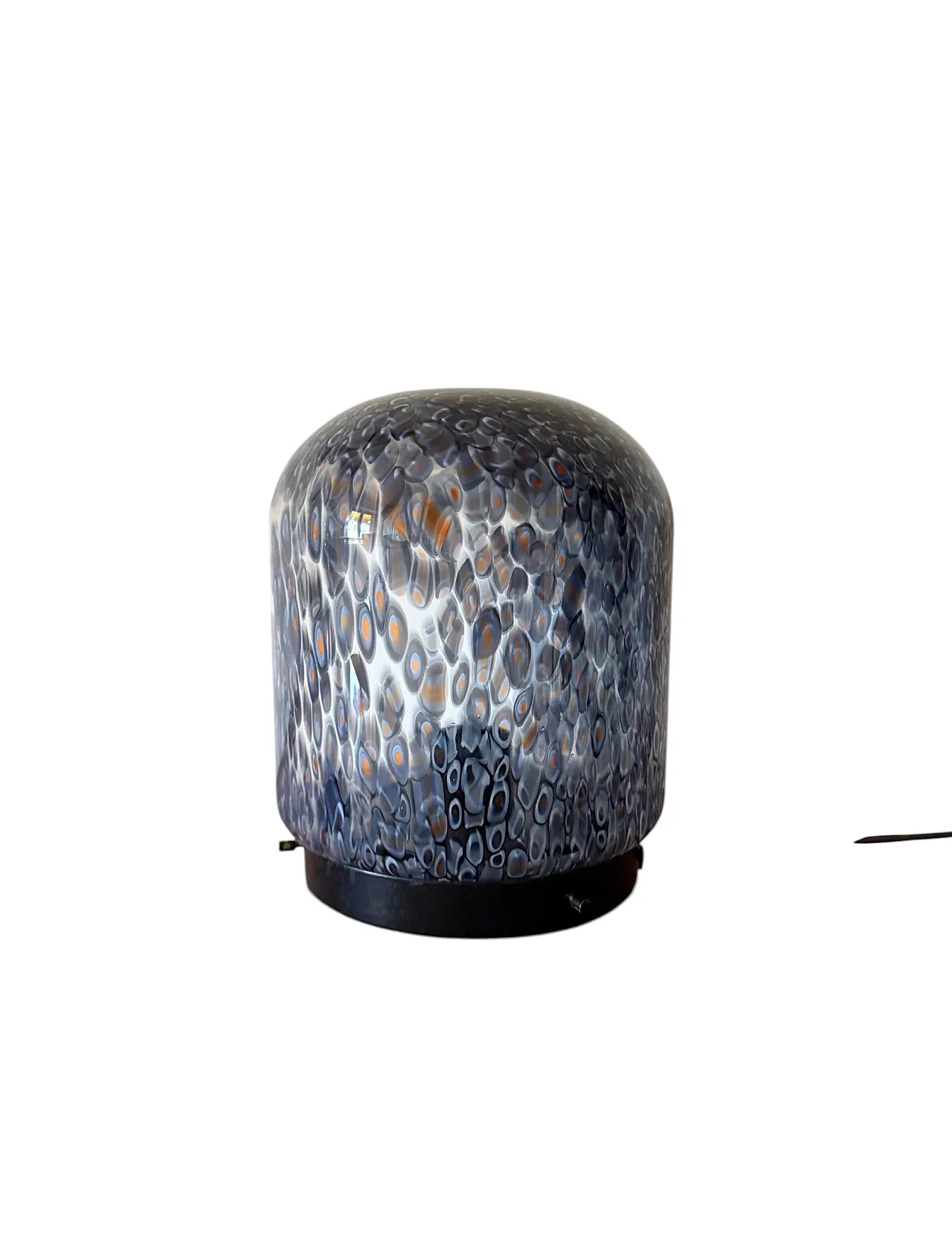 Murrine glass lamp mod. Neverrino, Vistosi 1980 4