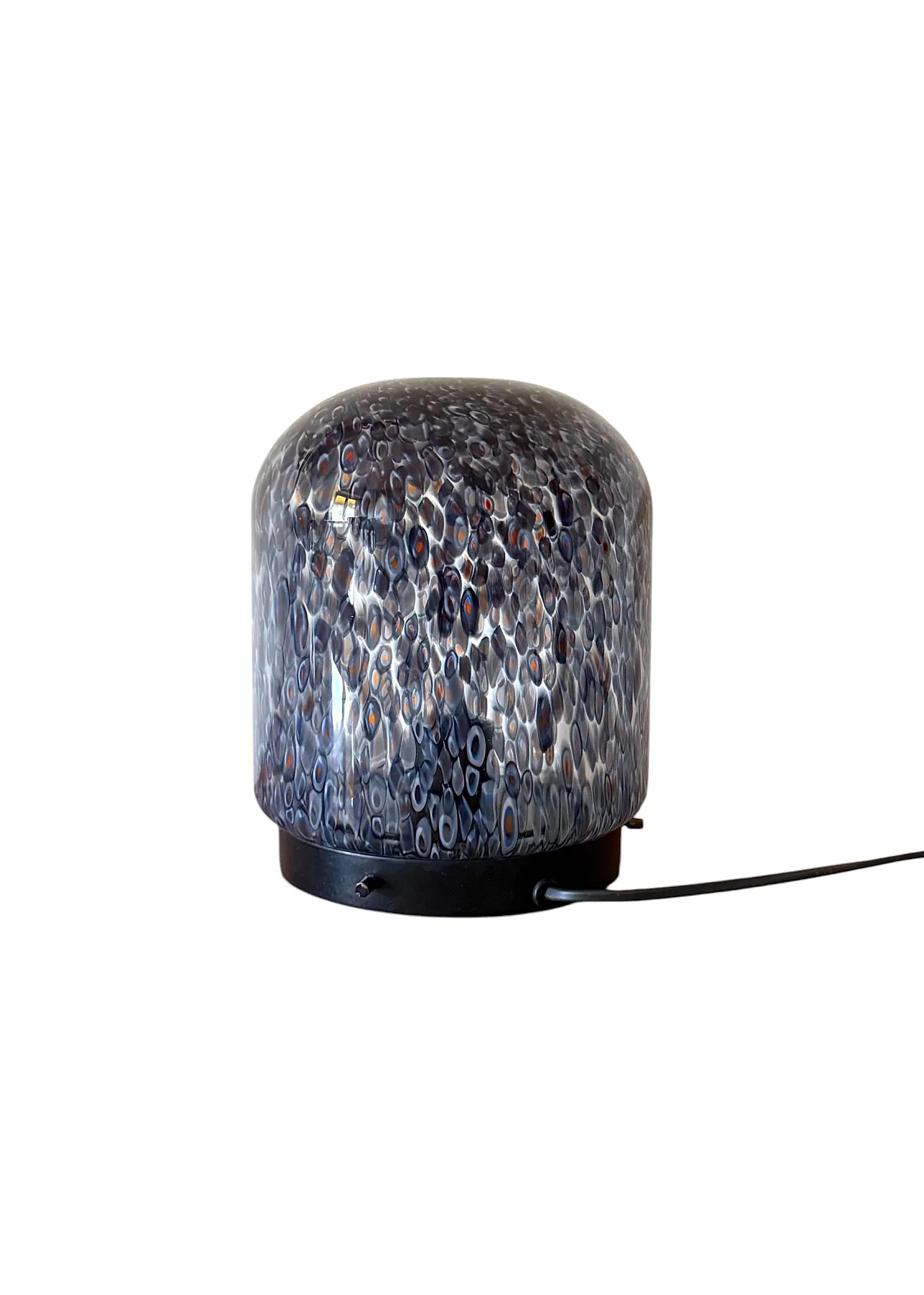Murrine glass lamp mod. Neverrino, Vistosi 1980 5