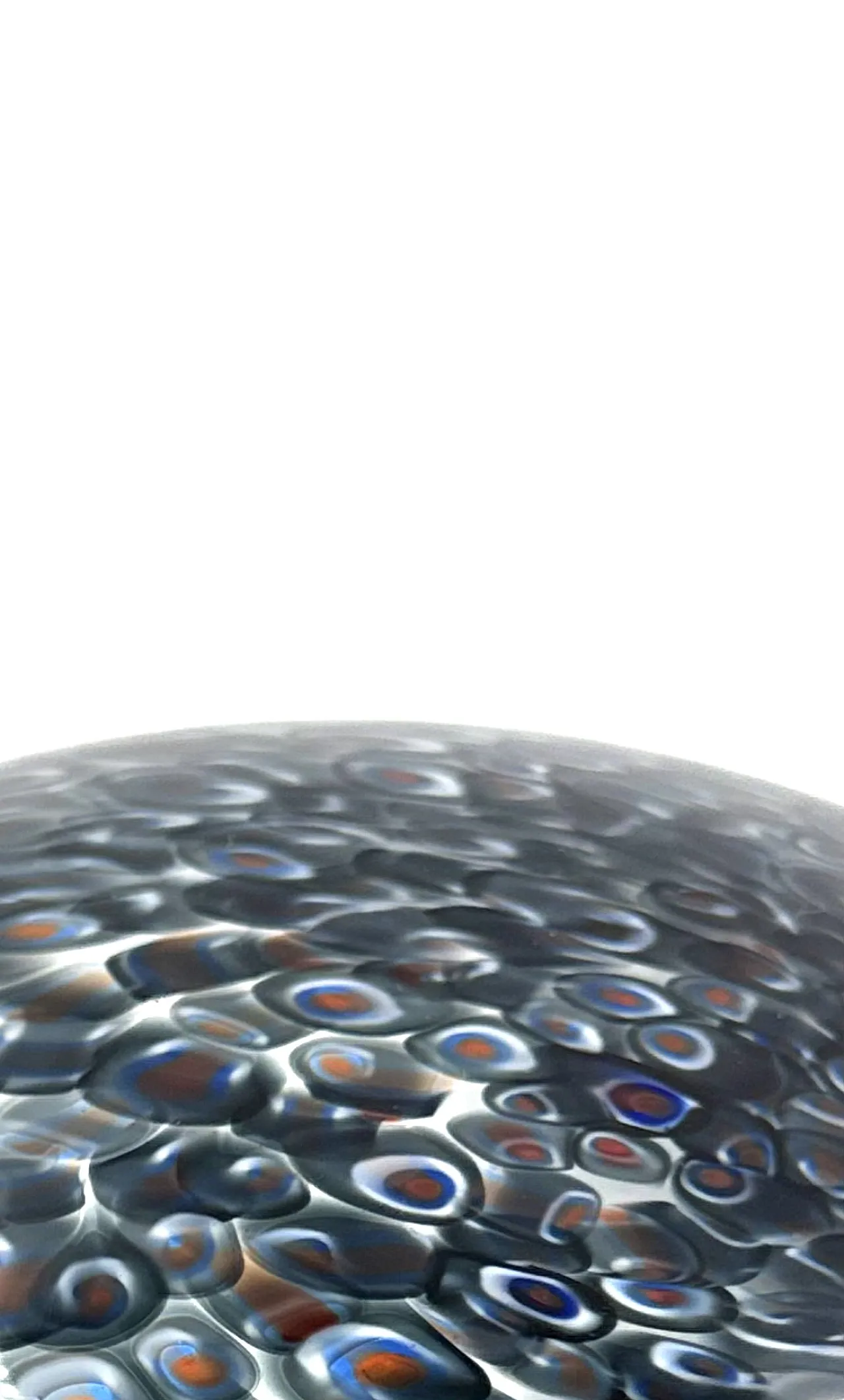 Murrine glass lamp mod. Neverrino, Vistosi 1980 7