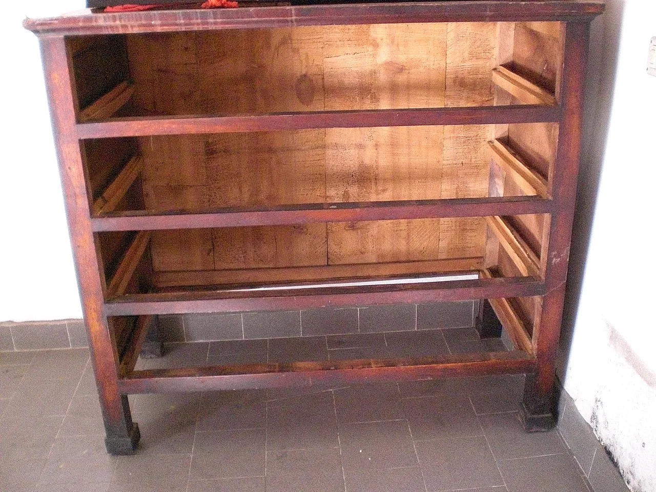 Wooden chest of drawers, 19th century 2