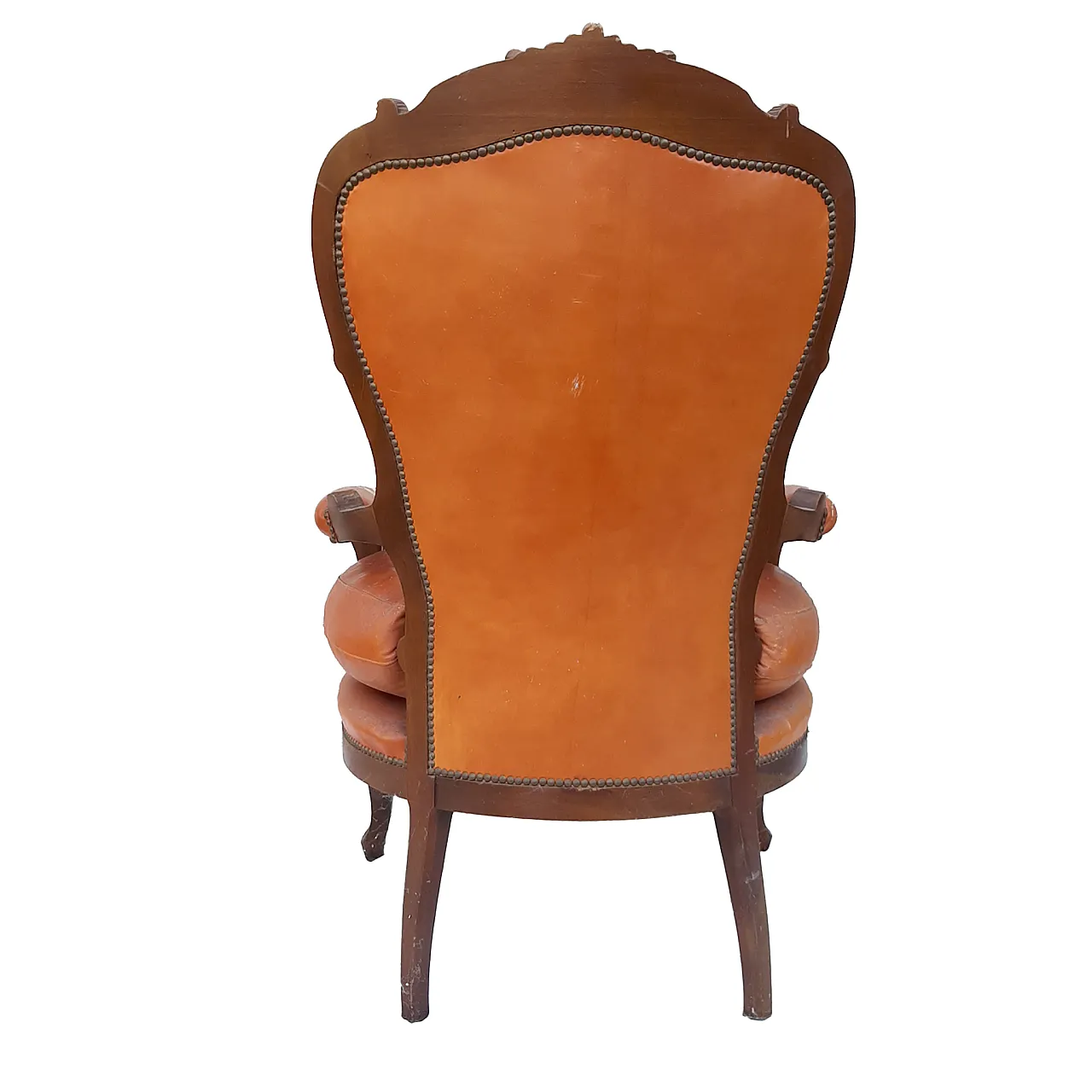 Tufted armchair with buttons, 50s 8
