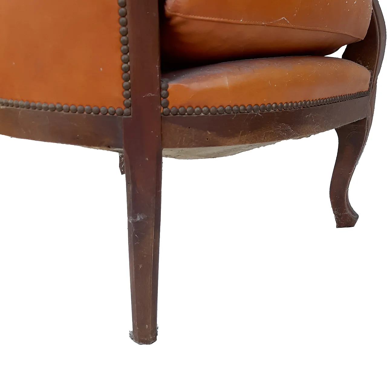 Tufted armchair with buttons, 50s 9