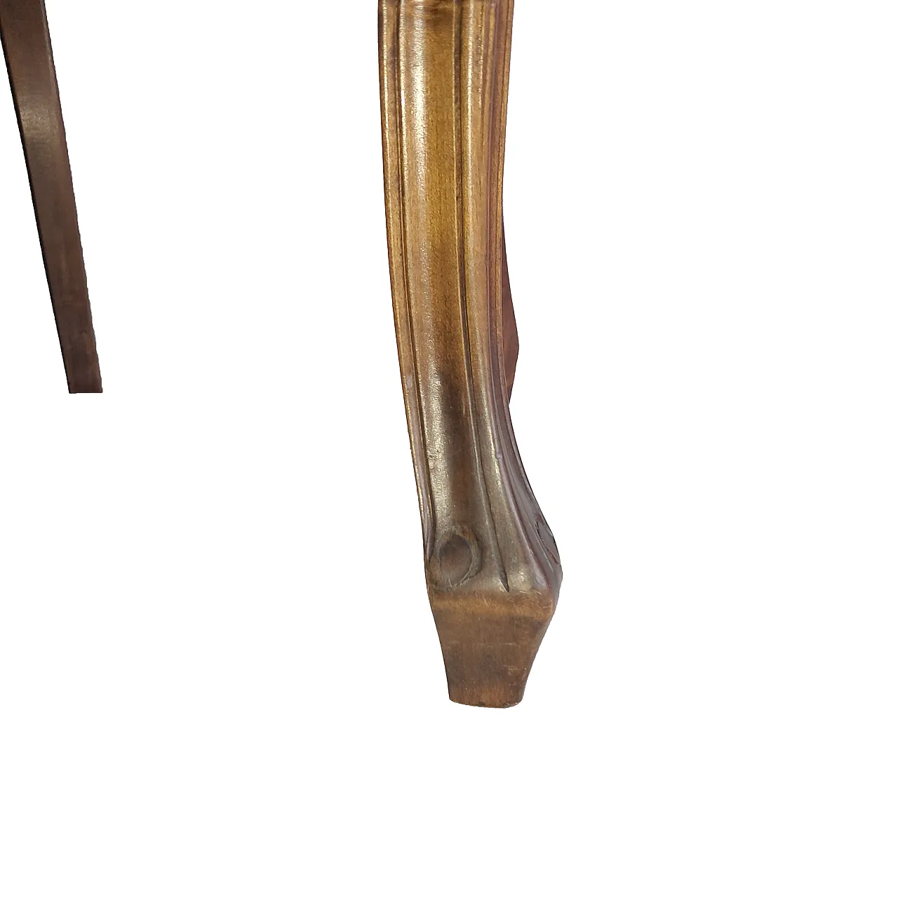 6 Louis XV style chairs in solid wood and Vienna straw, 18th century 4
