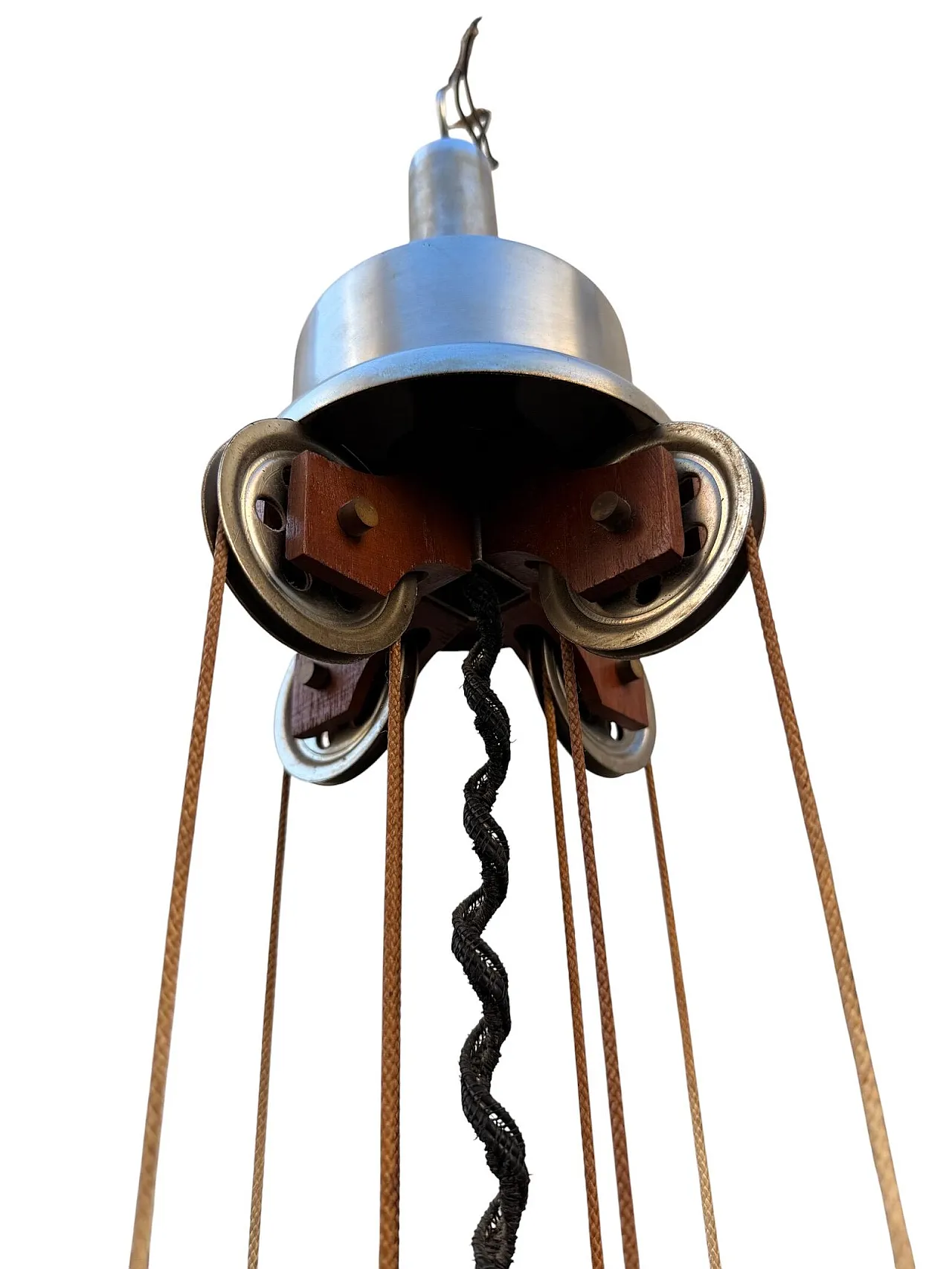 Counterweight chandelier, 1960s 10