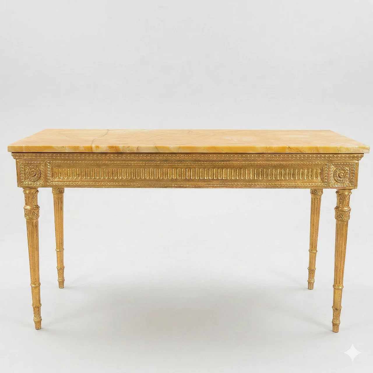 Consolle con piano in marmo, '700 7