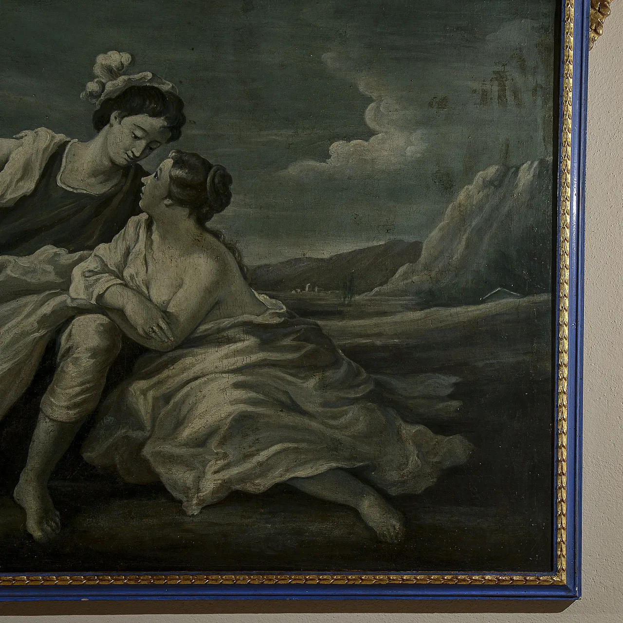 Scena galante, olio su tela, '800 3